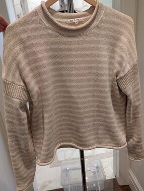 Alex Mill Cream Crewneck Cotton Sweater